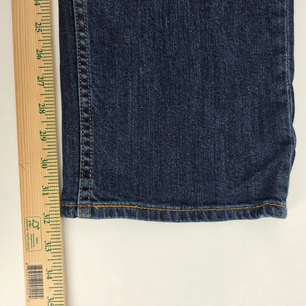 Levis 505 Regular Fit Blue Jeans‎ Mens 38x32 Medium Wash Denim Tapered Leg